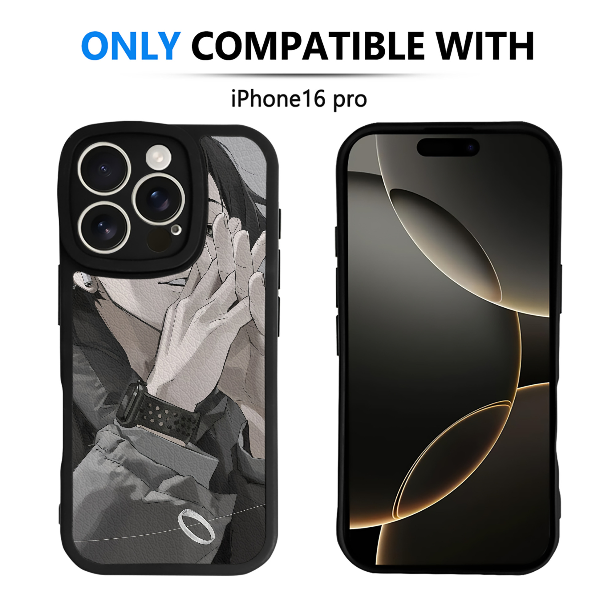 （画像用） ハイキュー!! Haikyu!! 【iPhone 16シリーズ対応】シリコンスマホケース（レザー調） 材質：シリコン